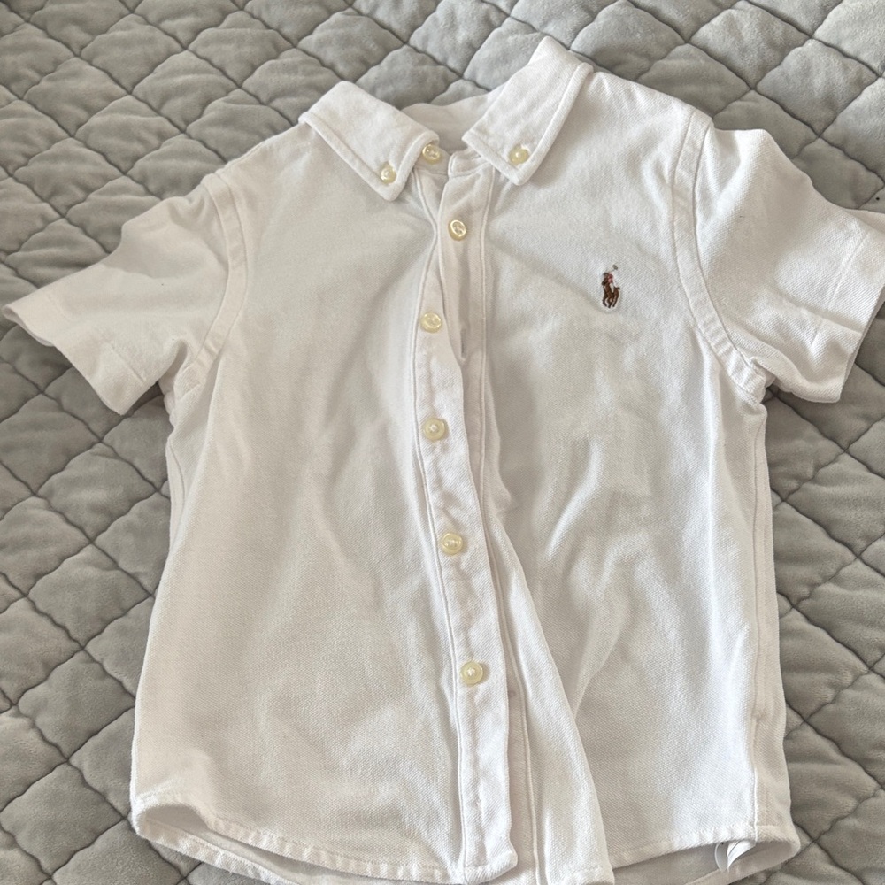 Classic White Kids Polo Shirt size 4/4t Ralph Lauren polo